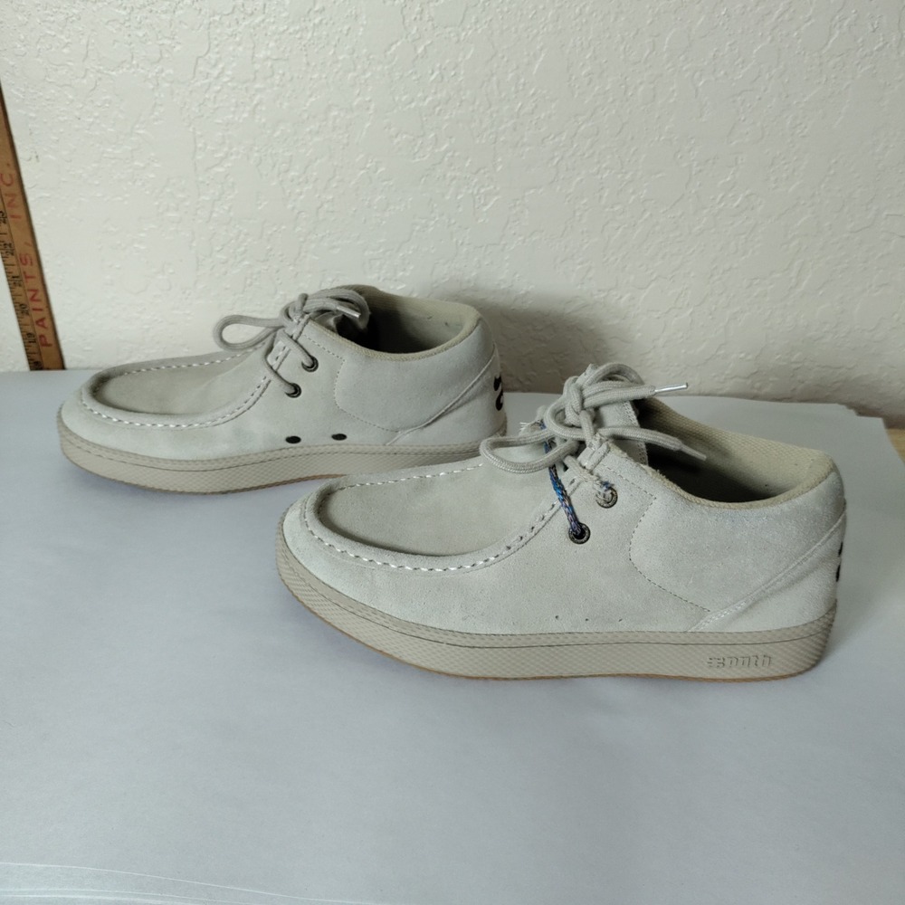 Ipath Cats Mens Skate Shoes Size 9 Suede Leather Moc Toe Sand Beige Low Top